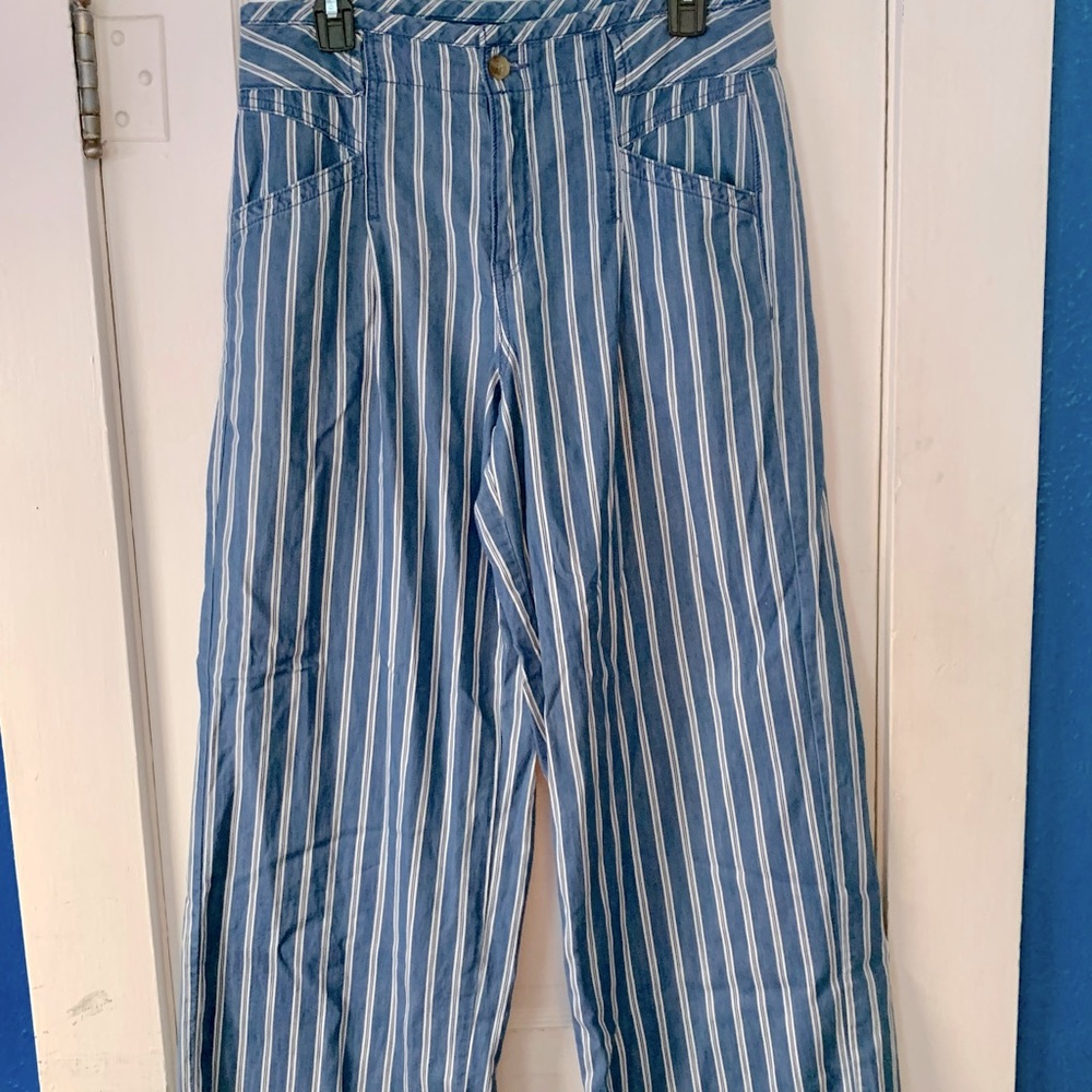 American eagle striped jeans